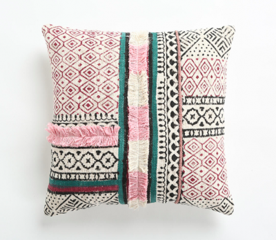 Geometric Patterned Cushion Cover